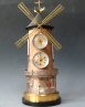 An excellent windmill clock, by  Guilmet, France circa 1890.